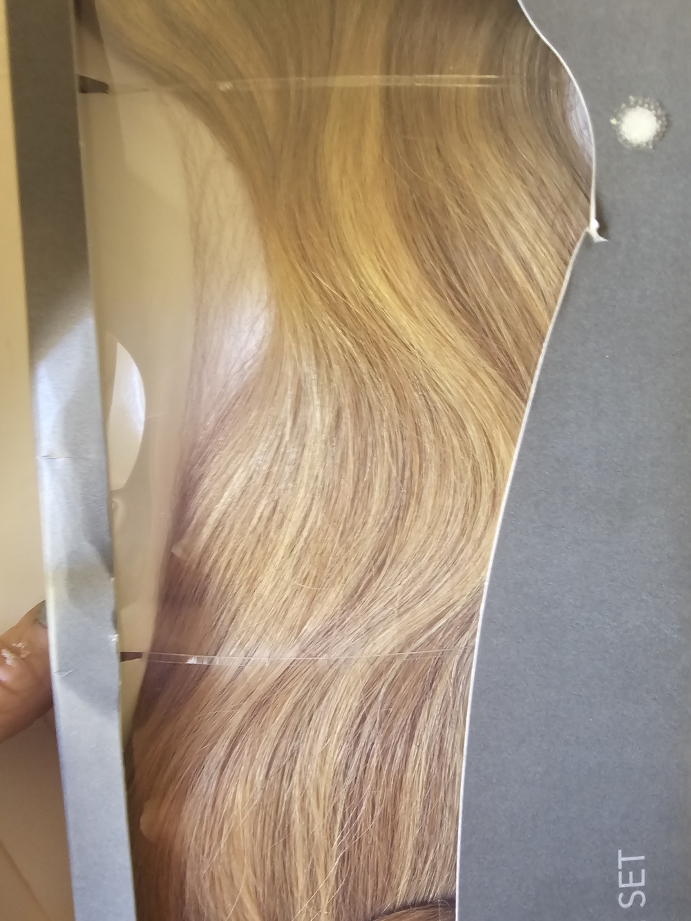 20" Blonde Women Hair Extension Set - Natural Light Blonde